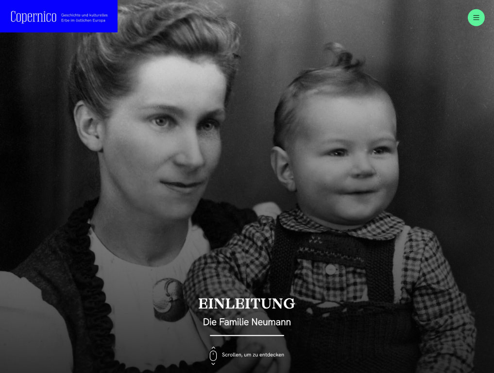 Start der Webdoku über die Flucht- und Integrationsgeschichte der Familie Neumann