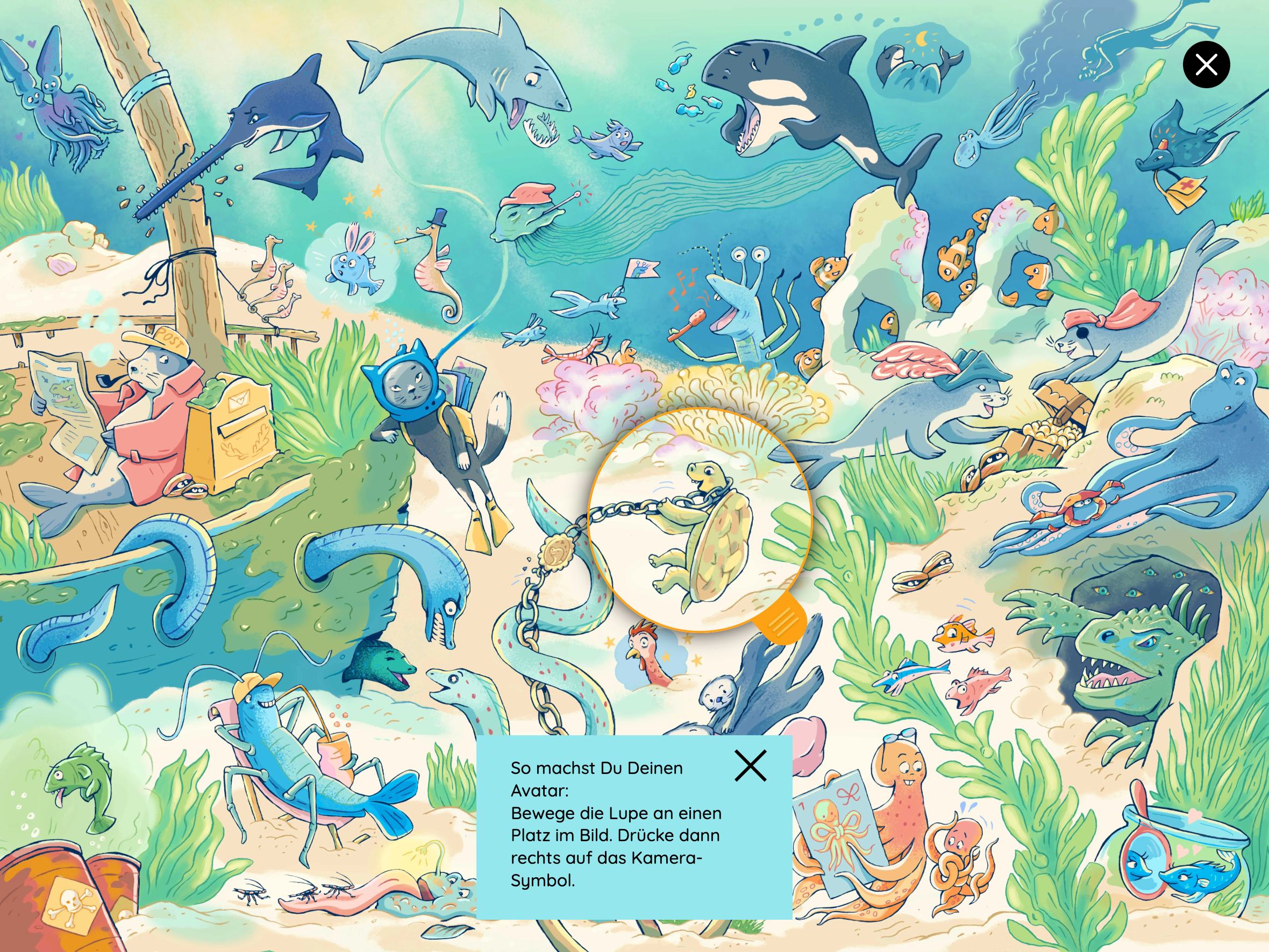 Einblick in Skribi Webapp - Erstellung eines Avatars