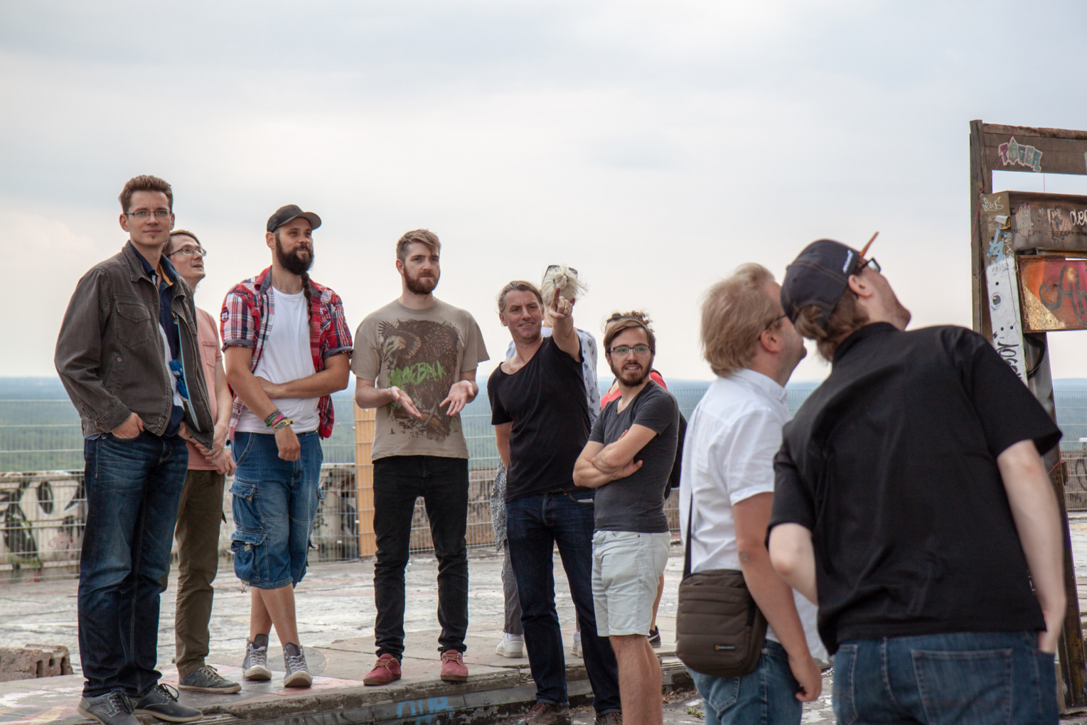 Gruppenbild auf dem Teufelsberg